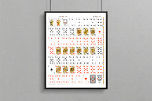 Load image into Gallery viewer, Uncut sheets of playing cards