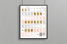 Load image into Gallery viewer, Uncut sheets of playing cards
